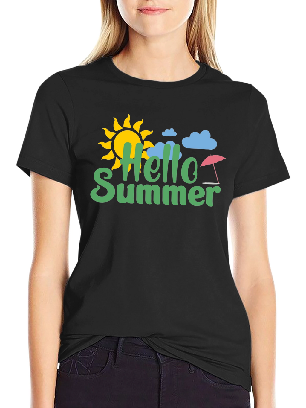 Hello Summer Graphic T-Shirt