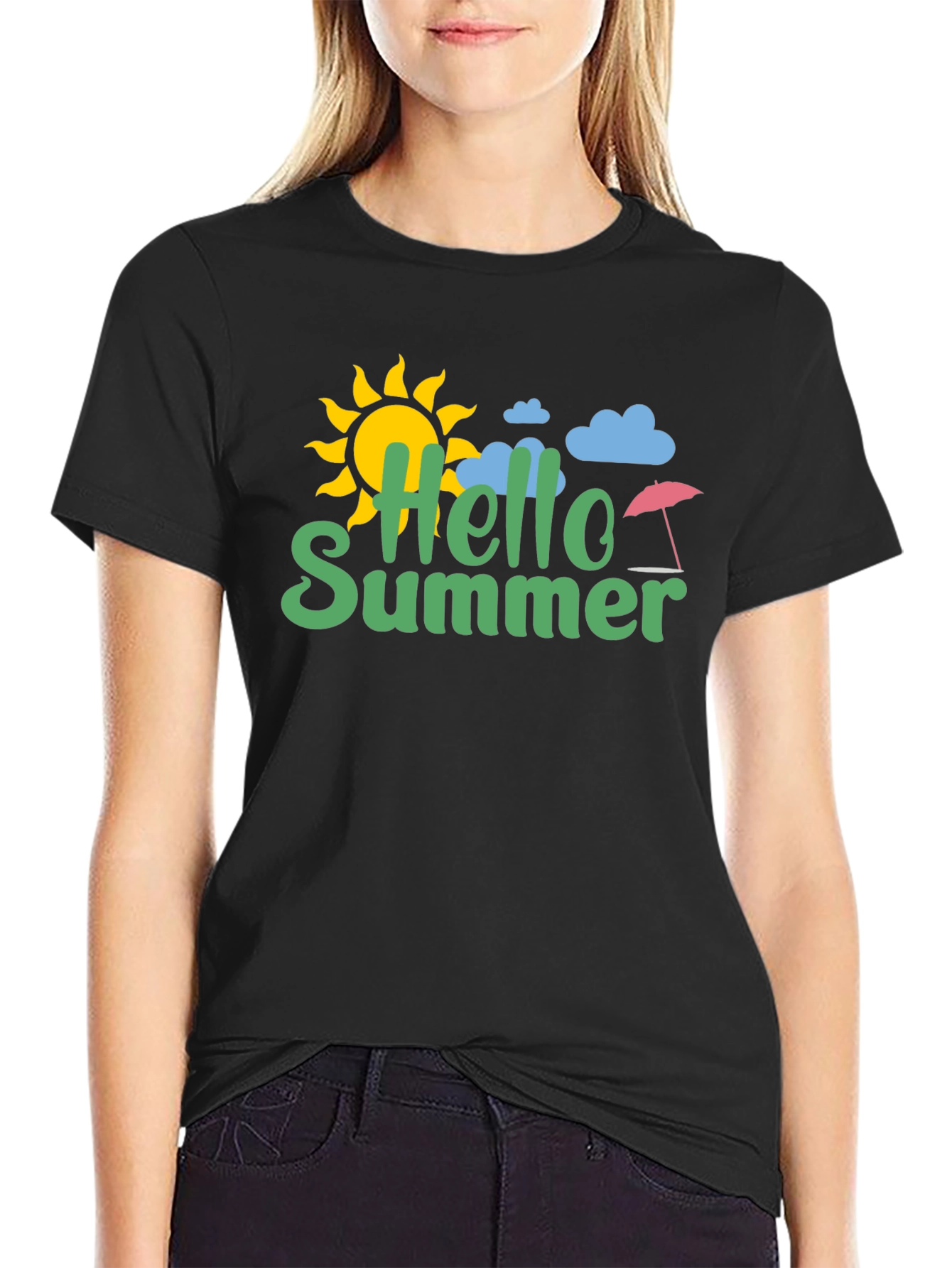 Hello Summer Graphic T-Shirt