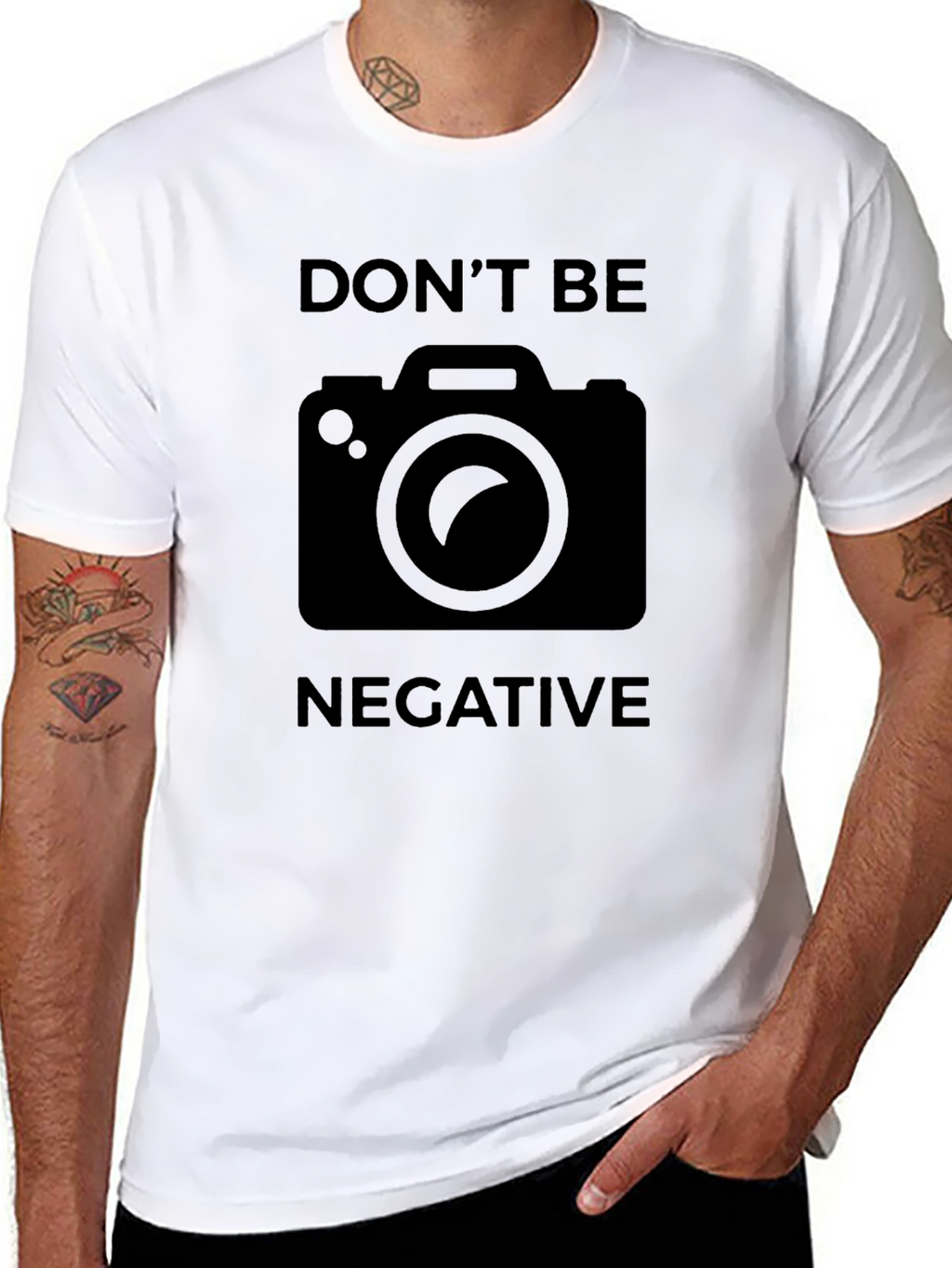 Dont Be Negative Graphic Tee