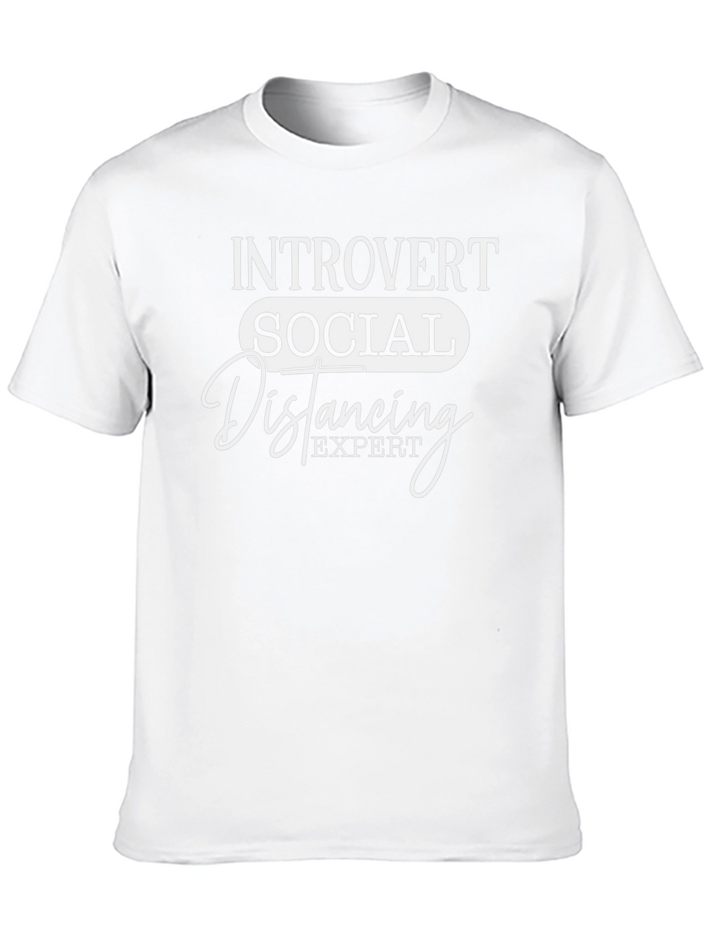 Introvert Social Distancing Expert Graphic Tee