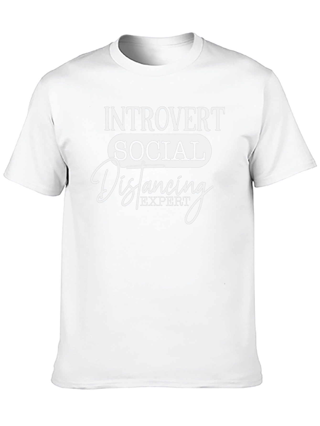 Introvert Social Distancing Expert Graphic Tee
