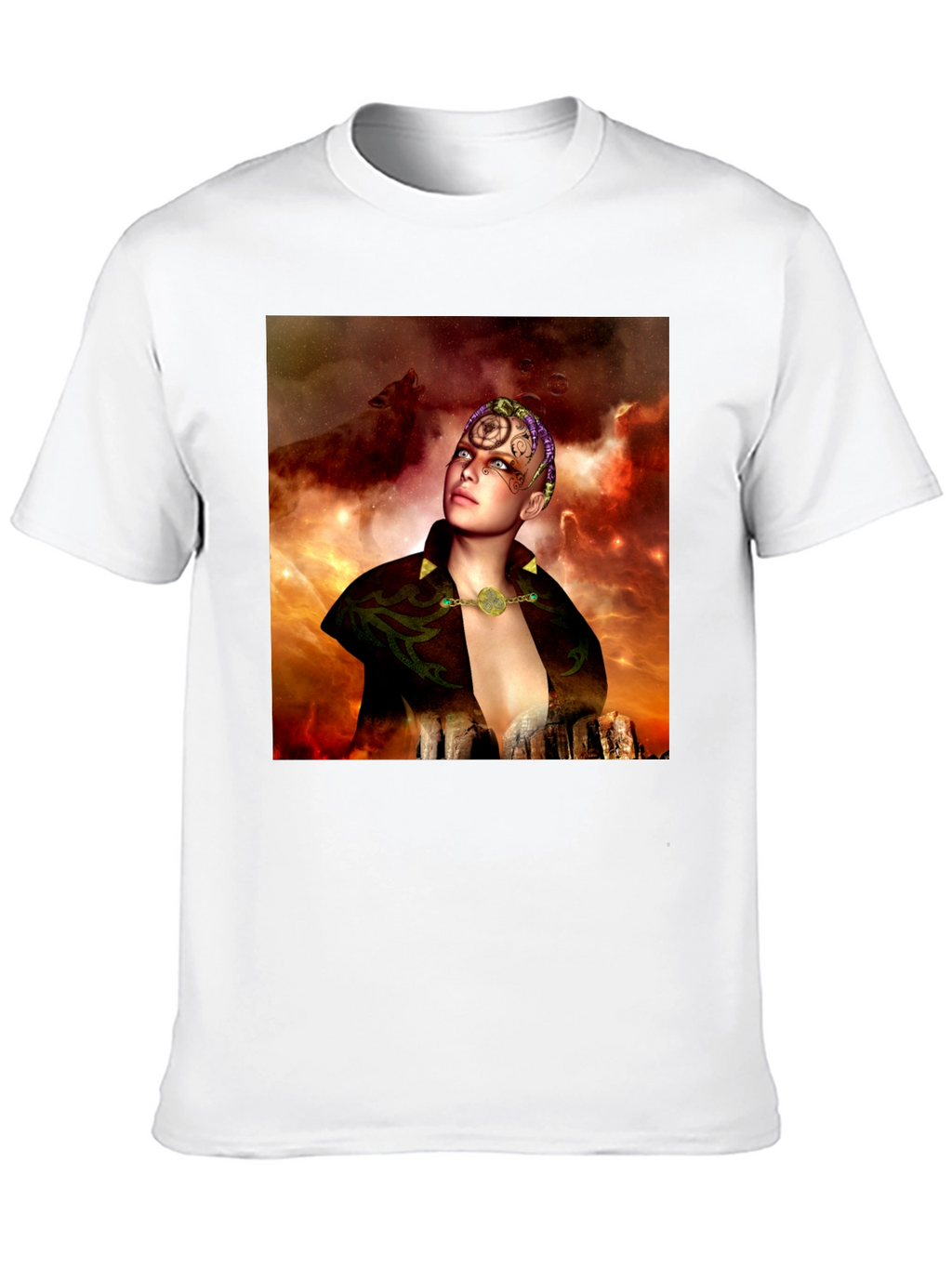 Mystic Woman T-Shirt - Fantasy Graphic Tee