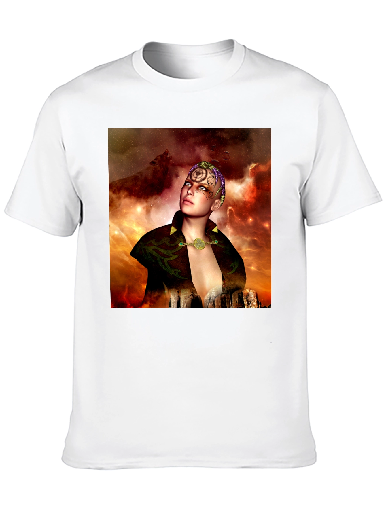 Mystic Woman T-Shirt - Fantasy Graphic Tee