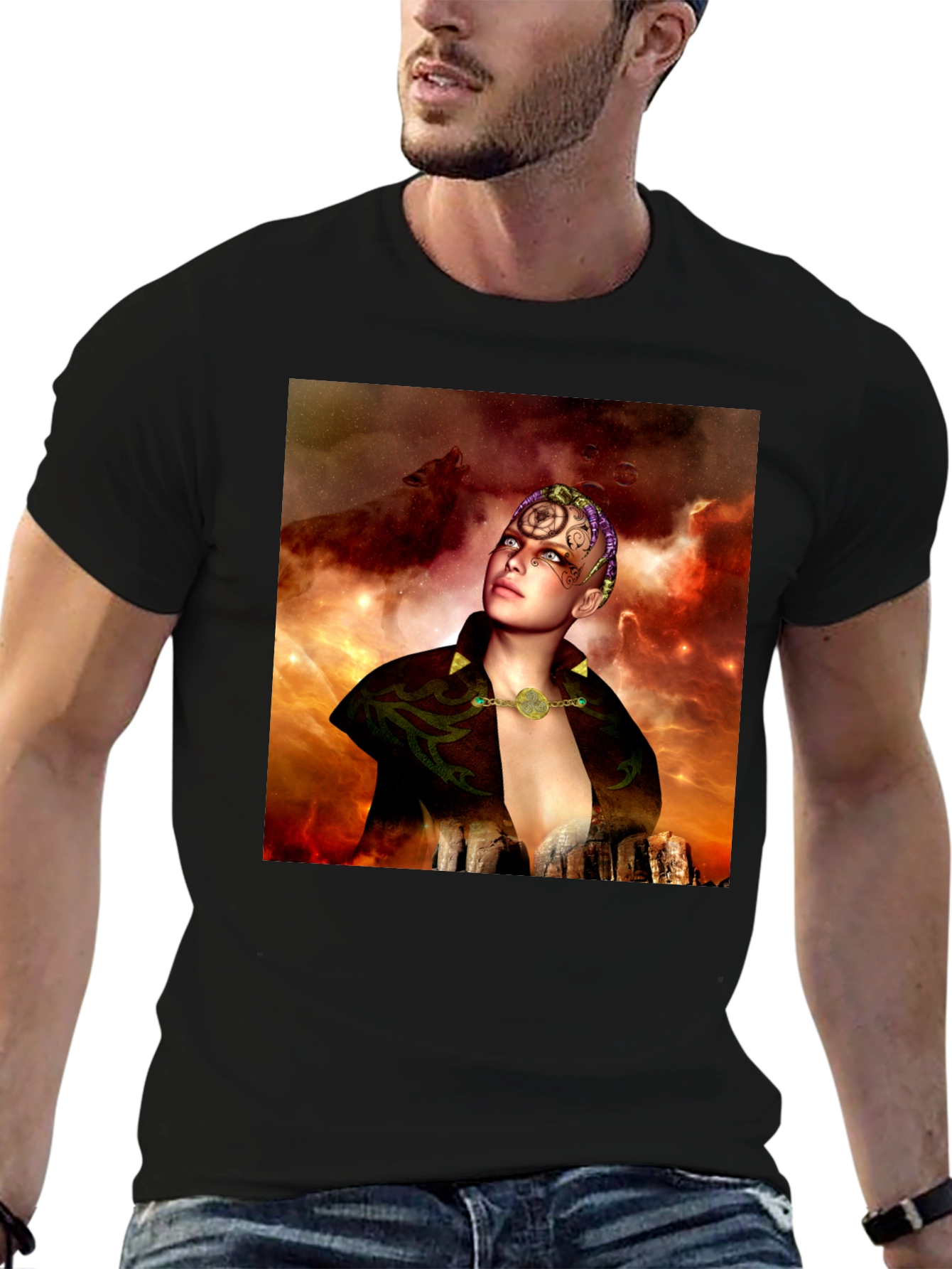 Mystic Woman T-Shirt - Fantasy Graphic Tee