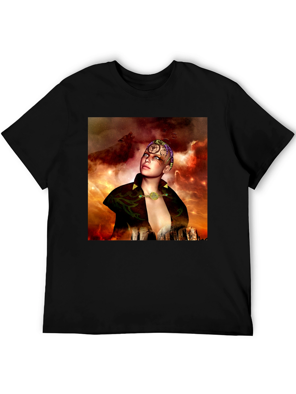 Mystic Woman T-Shirt - Fantasy Graphic Tee