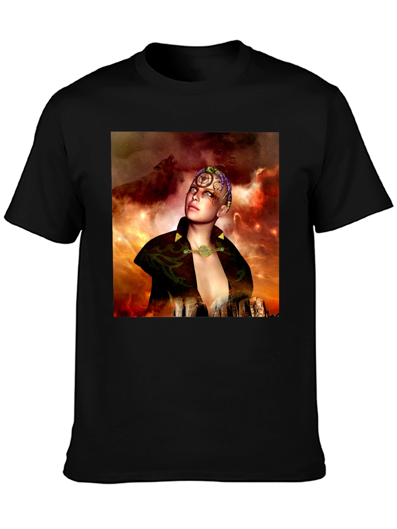 Mystic Woman T-Shirt - Fantasy Graphic Tee