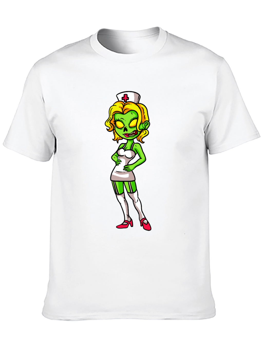 Zombie Nurse T-Shirt: Halloween Costume Tee