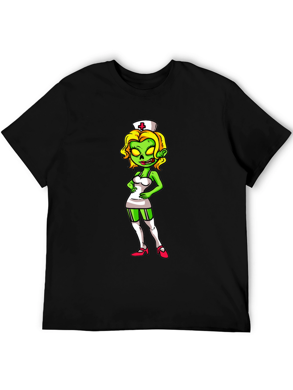 Zombie Nurse T-Shirt: Halloween Costume Tee