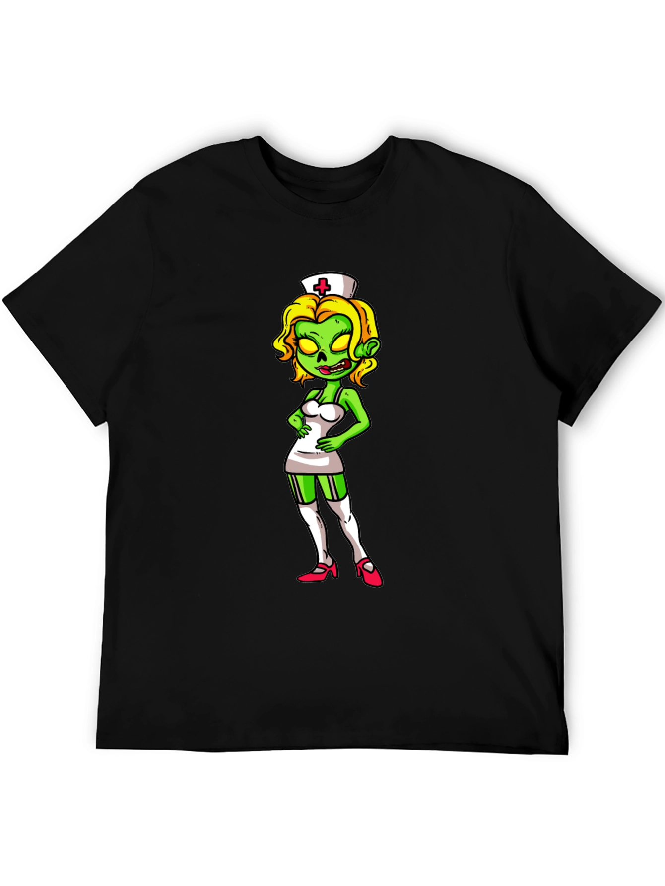 Zombie Nurse T-Shirt: Halloween Costume Tee