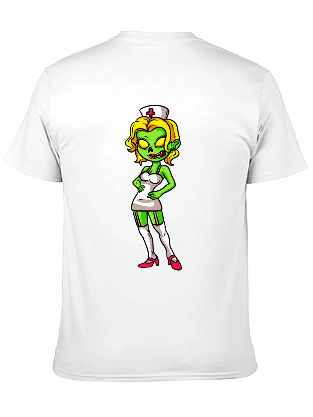 Zombie Nurse T-Shirt: Halloween Costume Tee