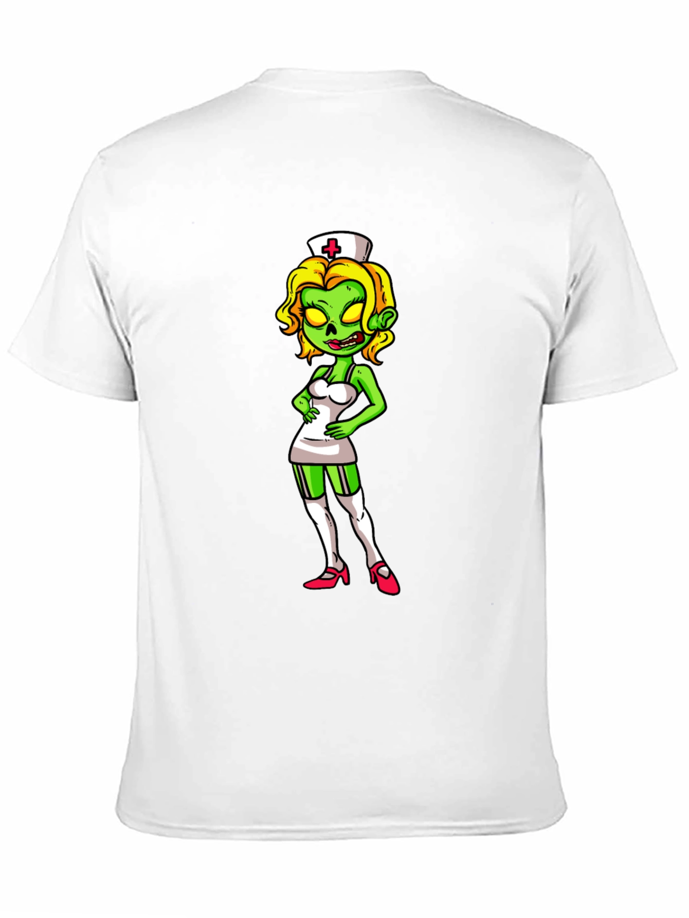 Zombie Nurse T-Shirt: Halloween Costume Tee