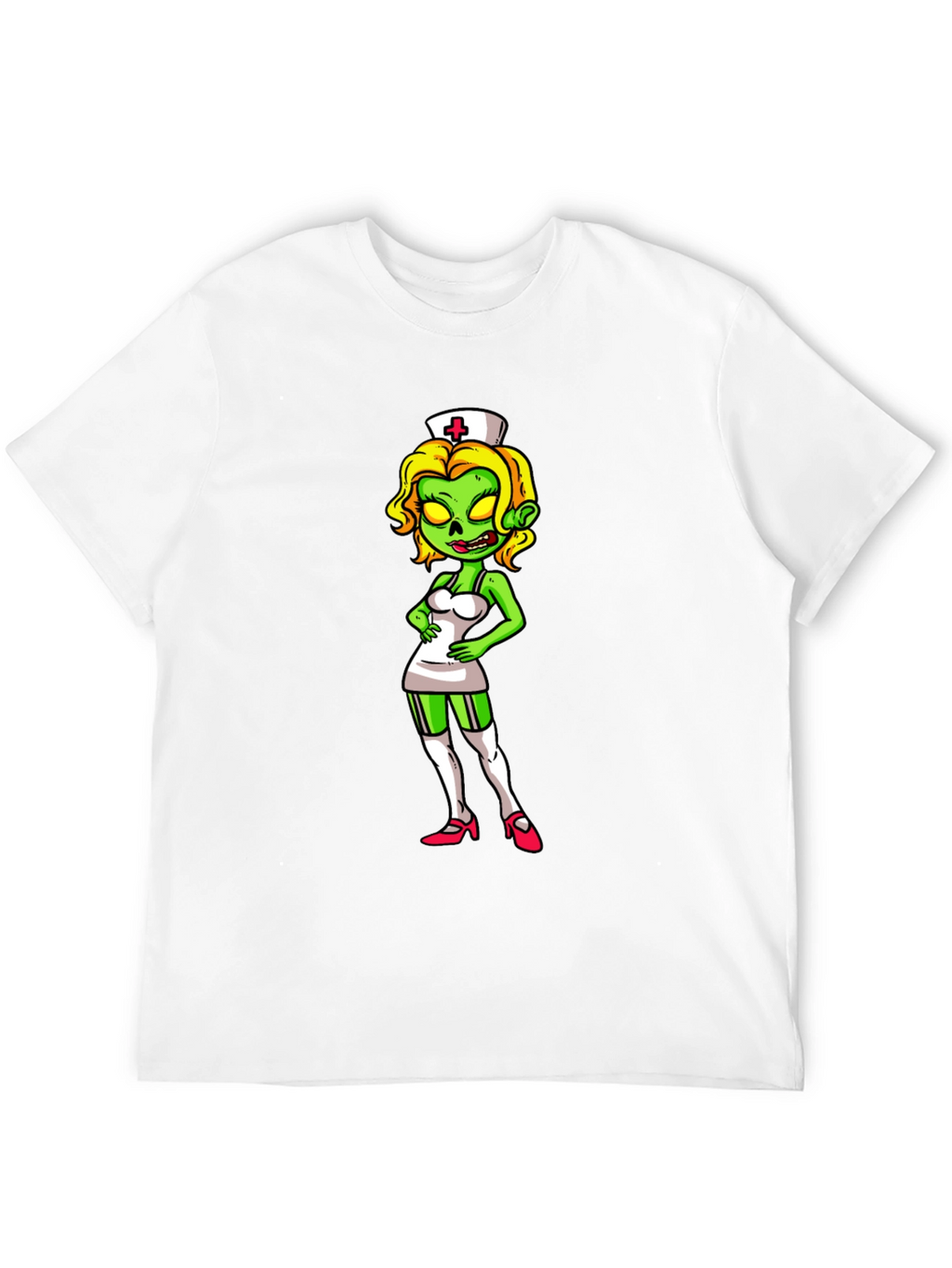 Zombie Nurse T-Shirt: Halloween Costume Tee