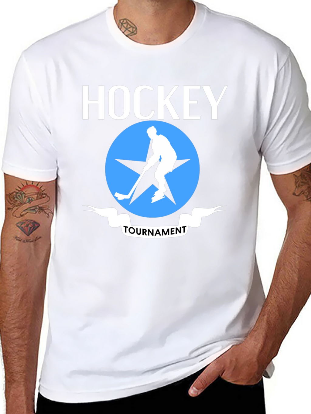 Hockey Tournament Graphic T-Shirt
