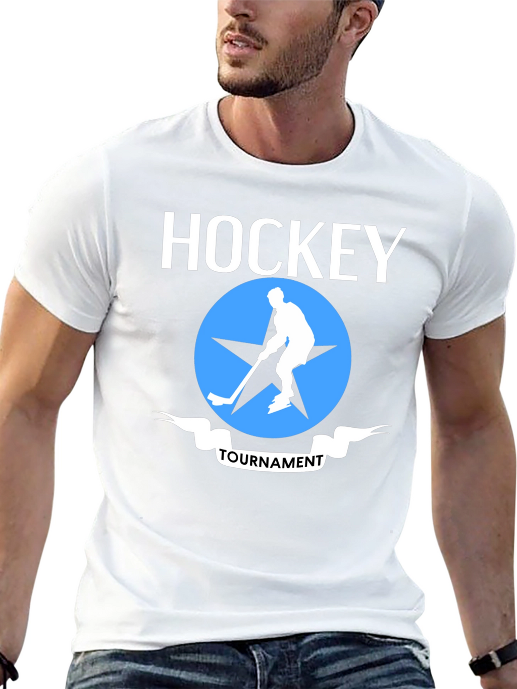 Hockey Tournament Graphic T-Shirt