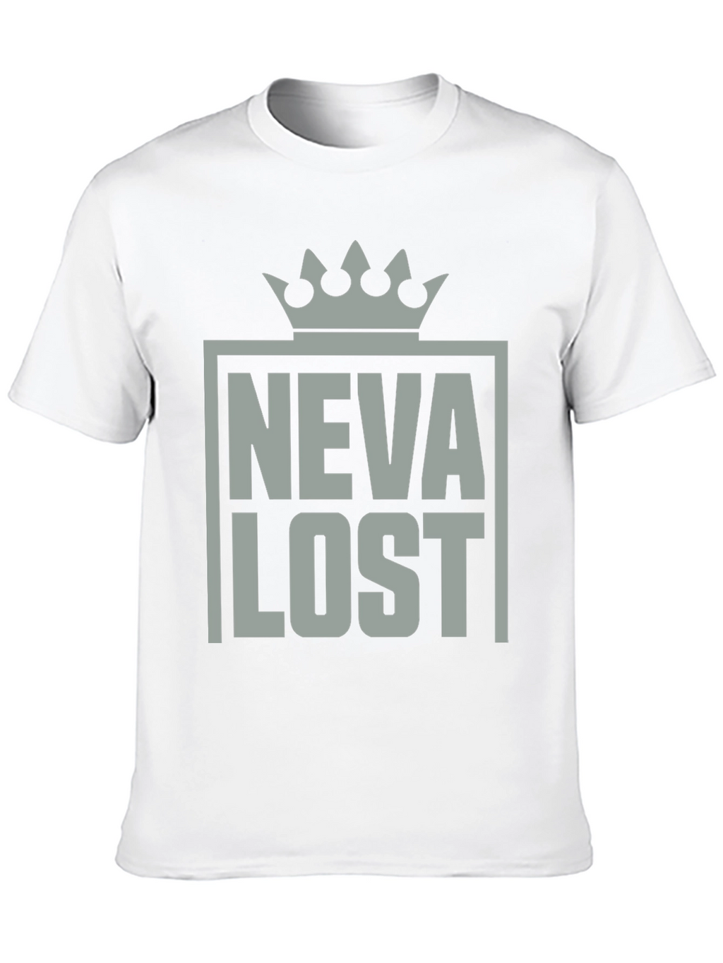 Neva Lost Graphic T-Shirt Crown Design
