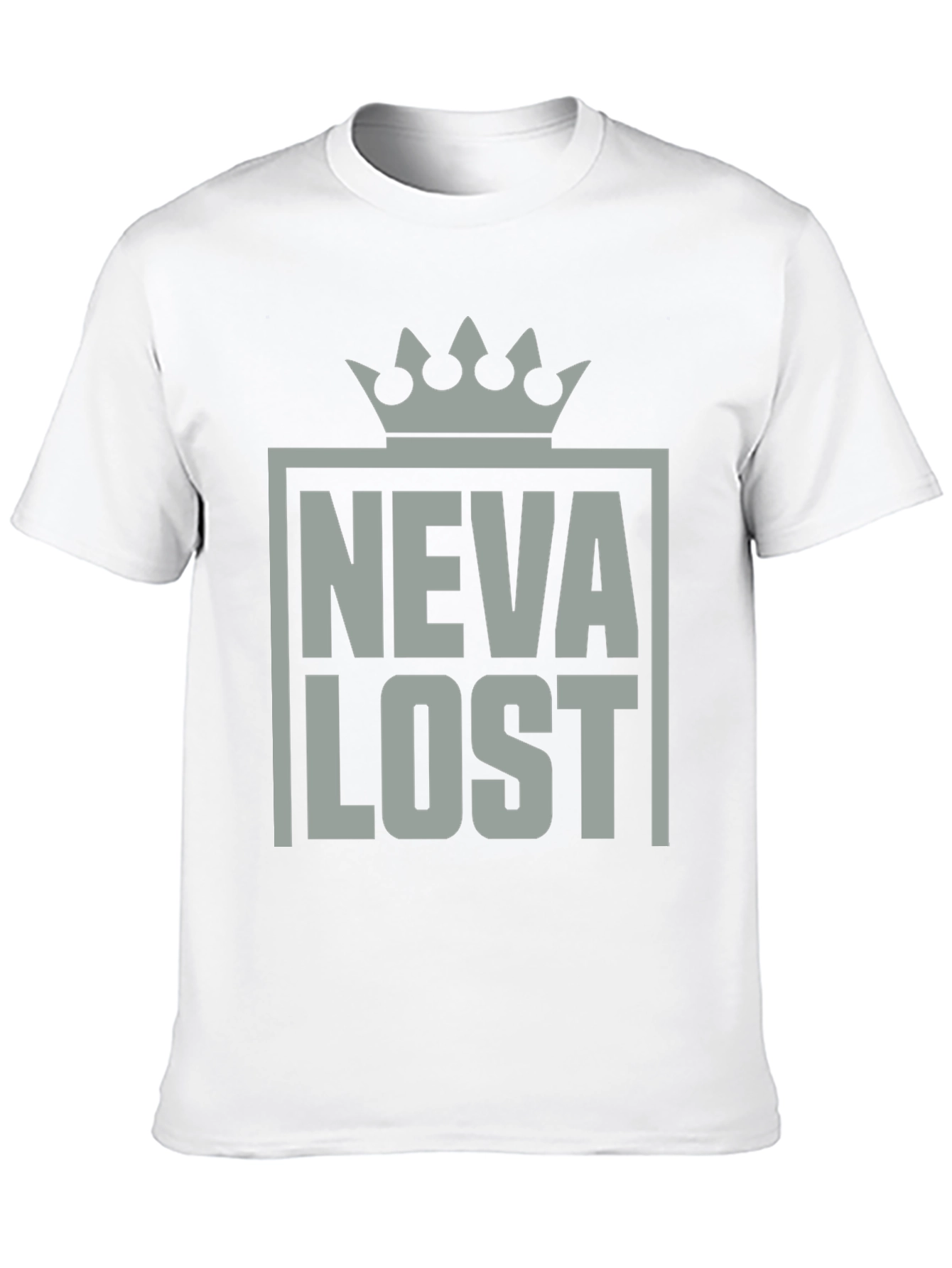 Neva Lost Graphic T-Shirt Crown Design