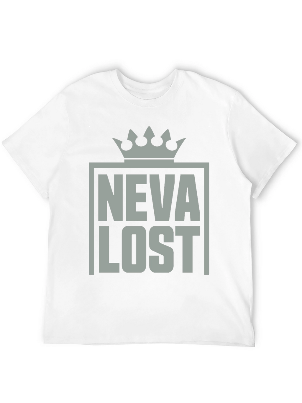 Neva Lost Graphic T-Shirt Crown Design