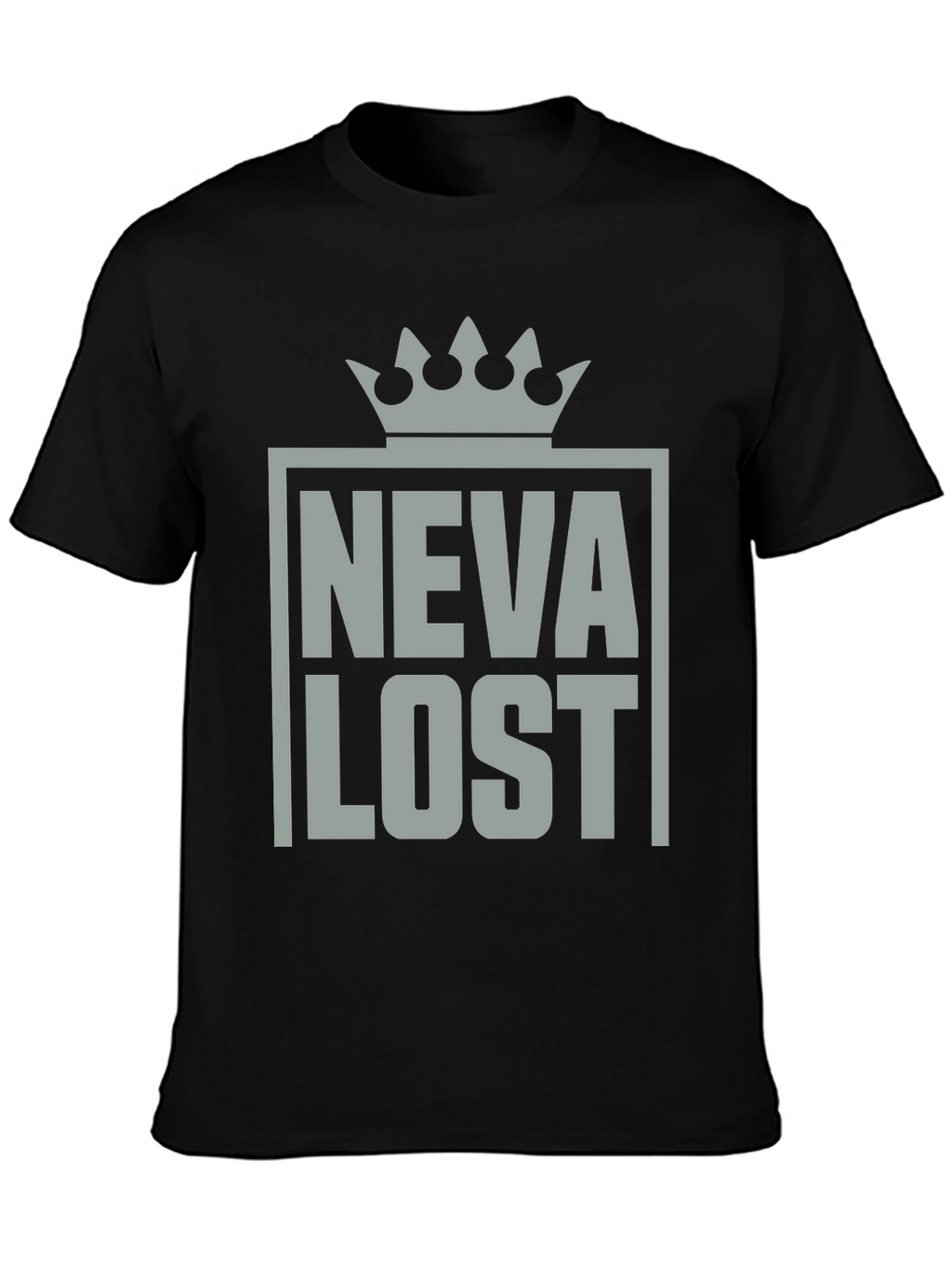 Neva Lost Graphic T-Shirt Crown Design