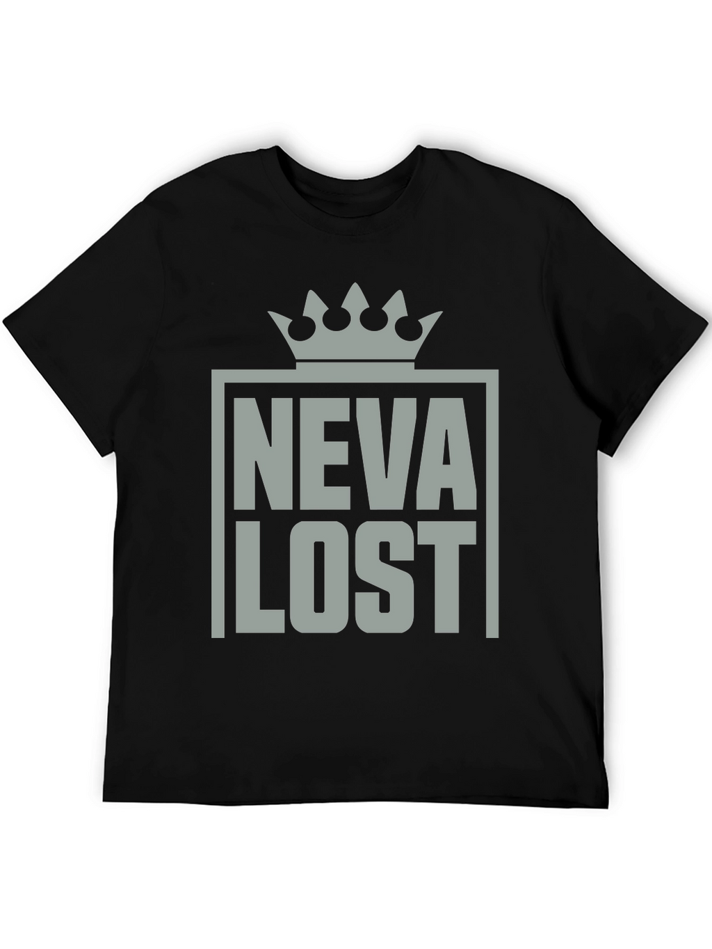 Neva Lost Graphic T-Shirt Crown Design
