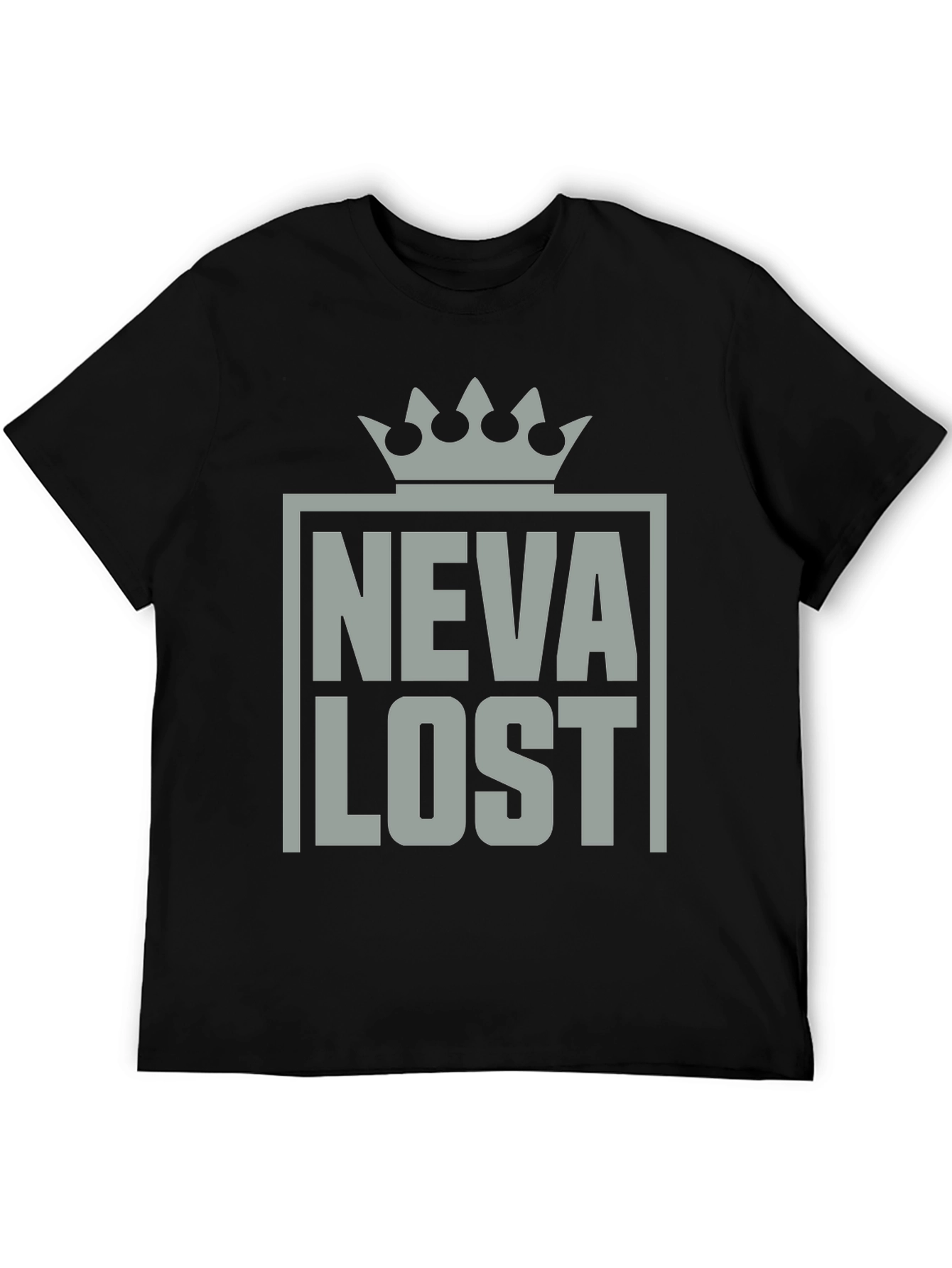 Neva Lost Graphic T-Shirt Crown Design