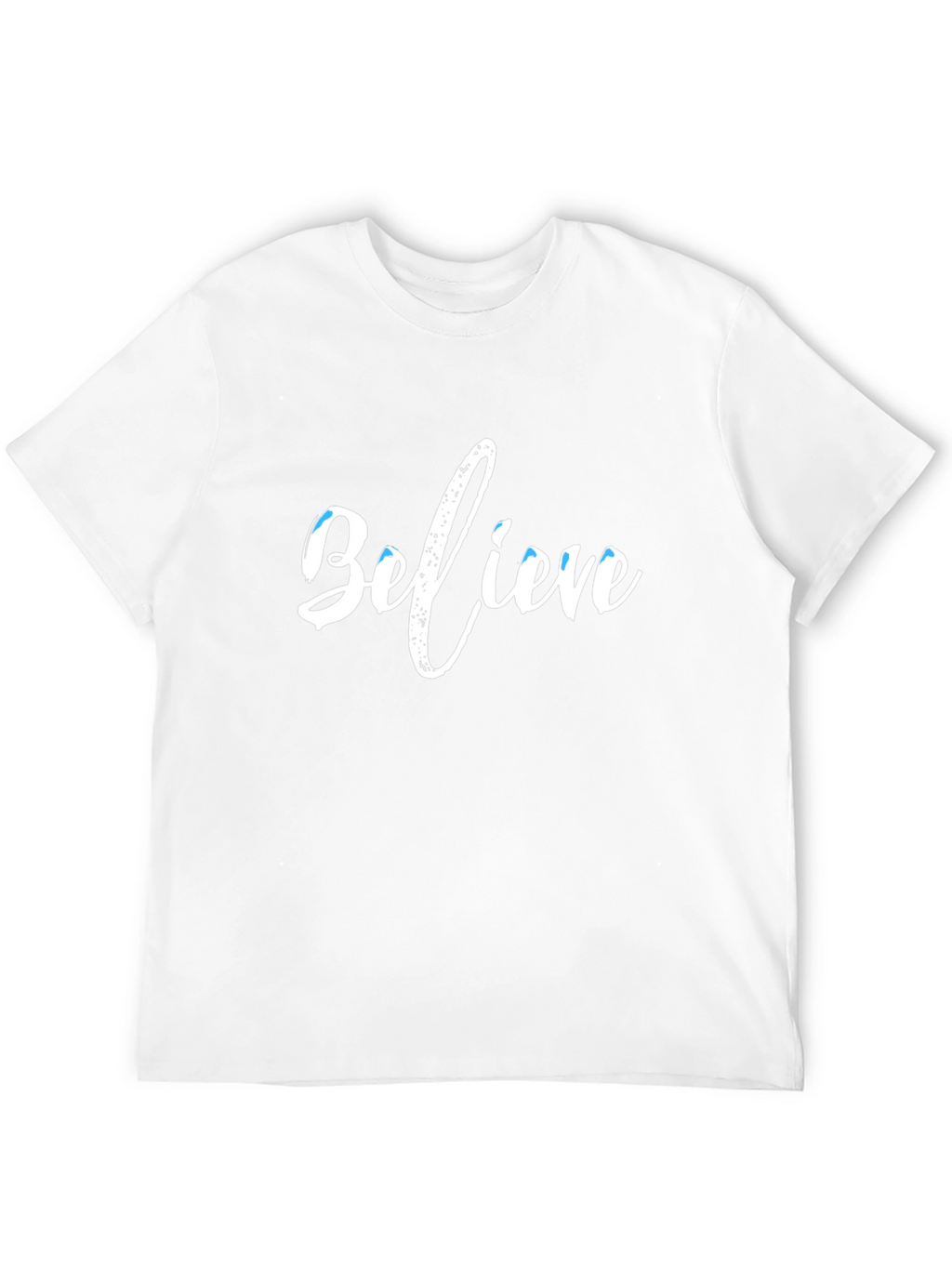 Believe Graphic Tee - Casual Black T-Shirt