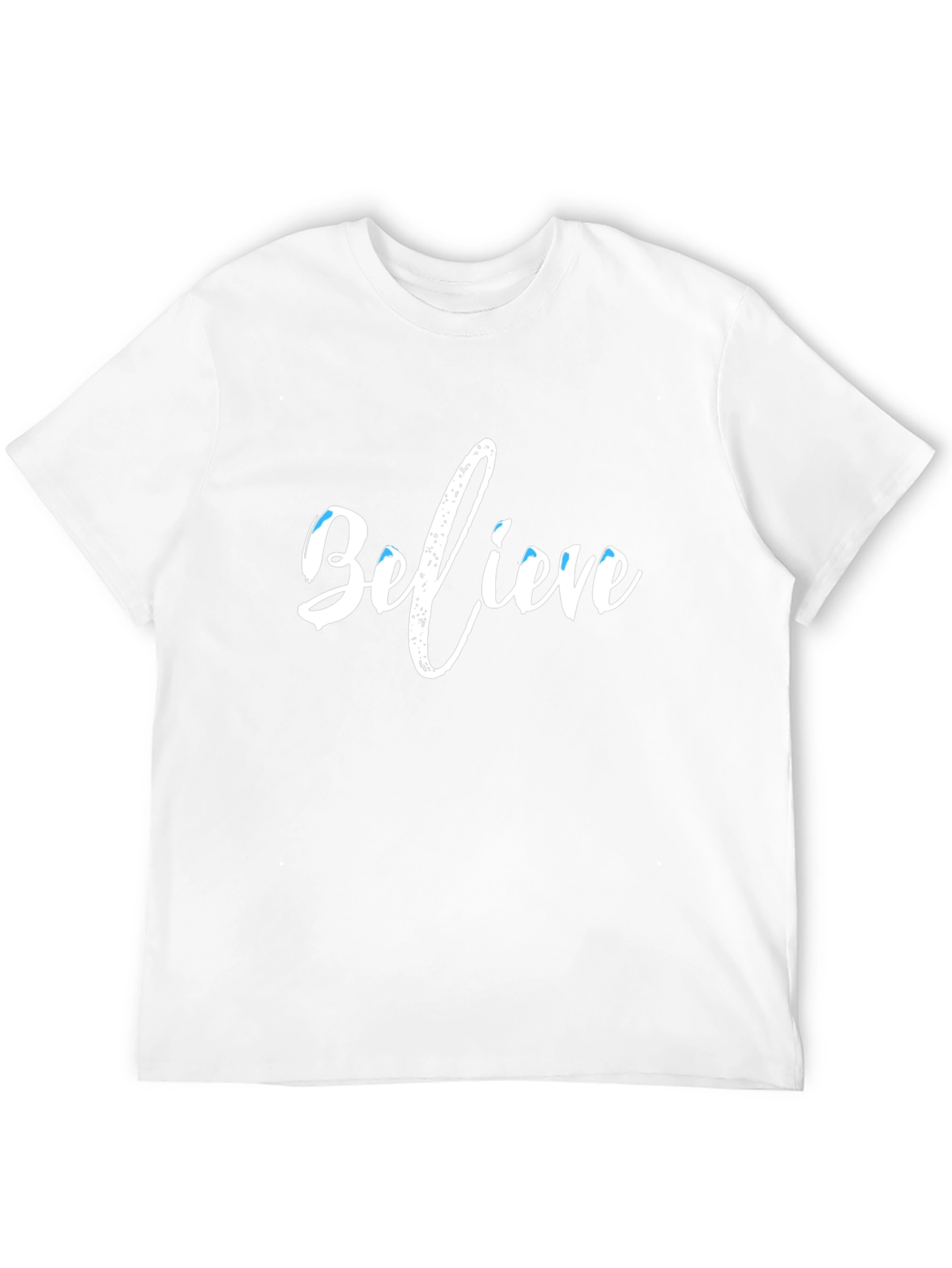 Believe Graphic Tee - Casual Black T-Shirt