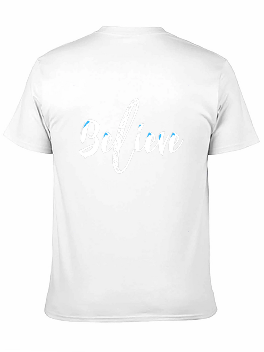 Believe Graphic Tee - Casual Black T-Shirt