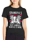 Grandpas Girl Angel Wings T-Shirt