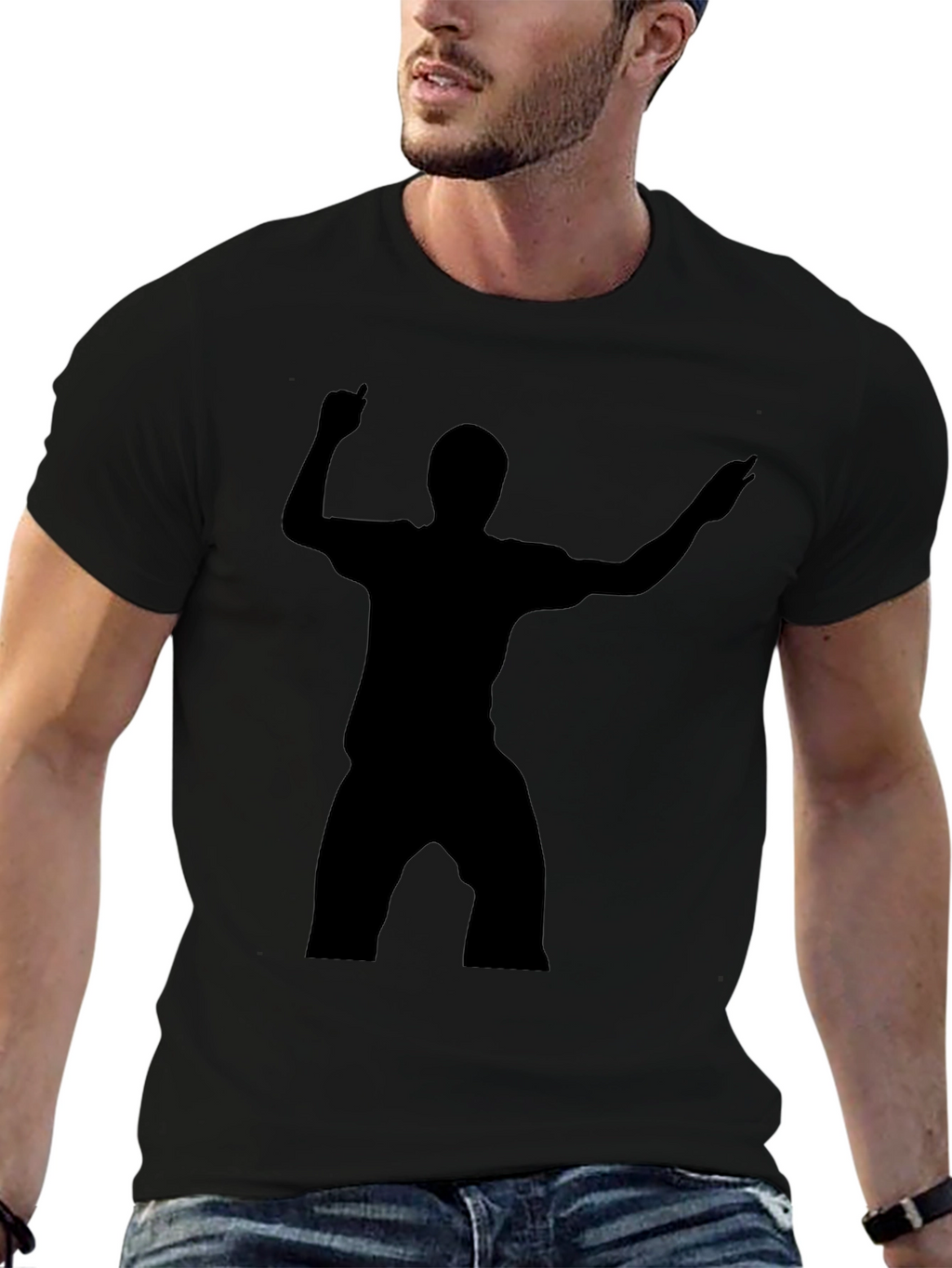 Dancing Silhouette Black T-Shirt