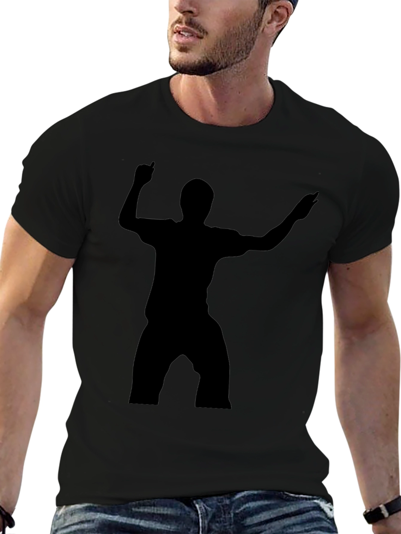 Dancing Silhouette Black T-Shirt