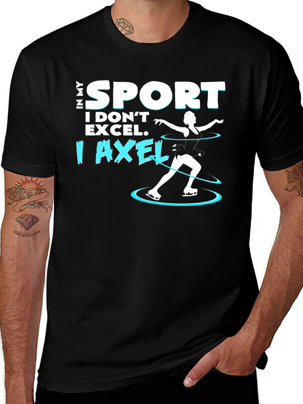 I Axel T-Shirt - Funny Ice Skating Tee