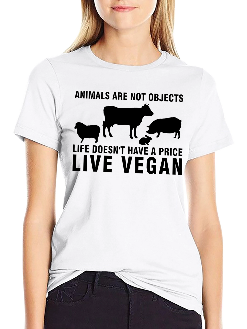 Vegan Life T-Shirt - Animals Are Not Objects
