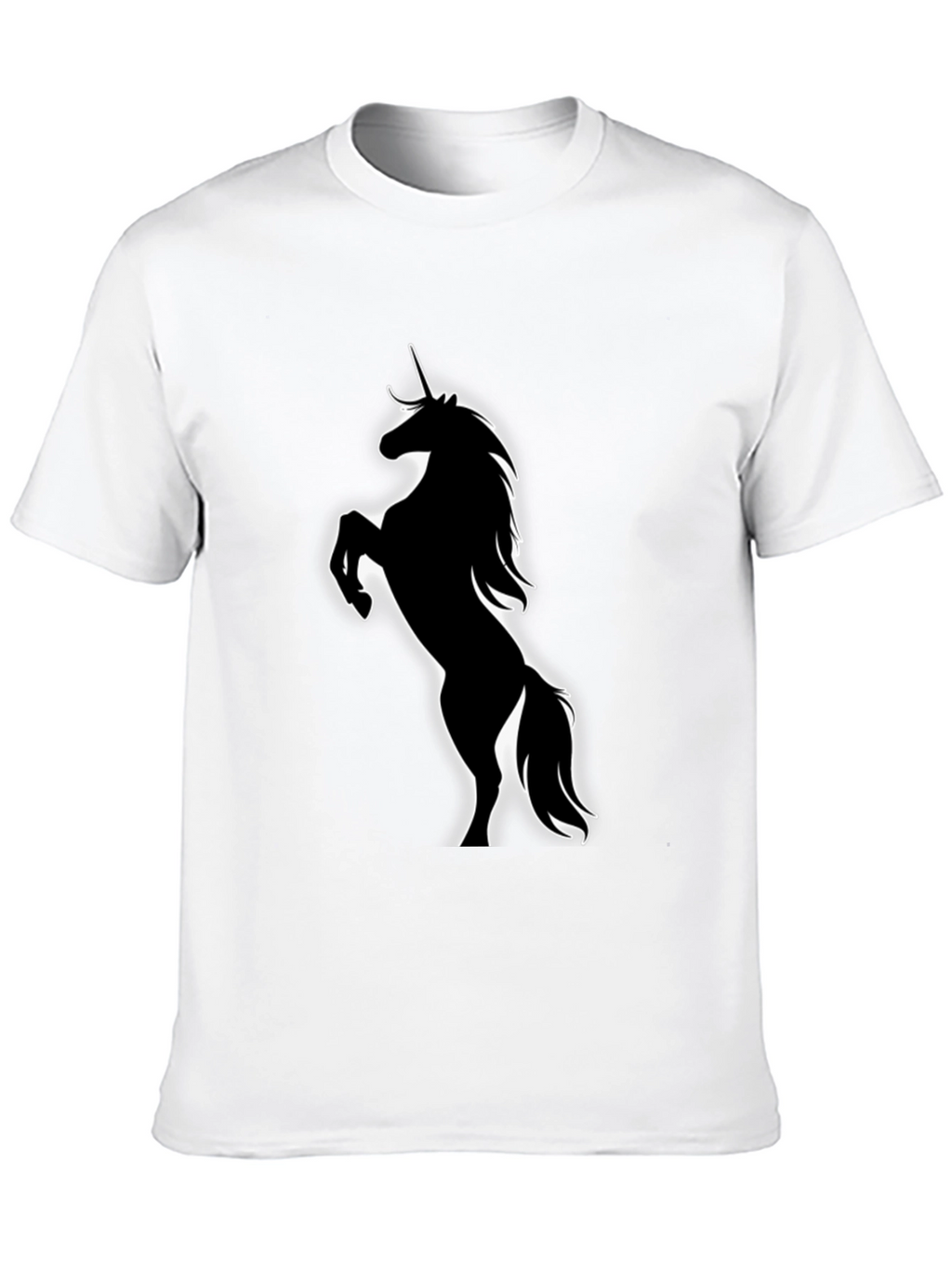 Unicorn Silhouette Black T-Shirt