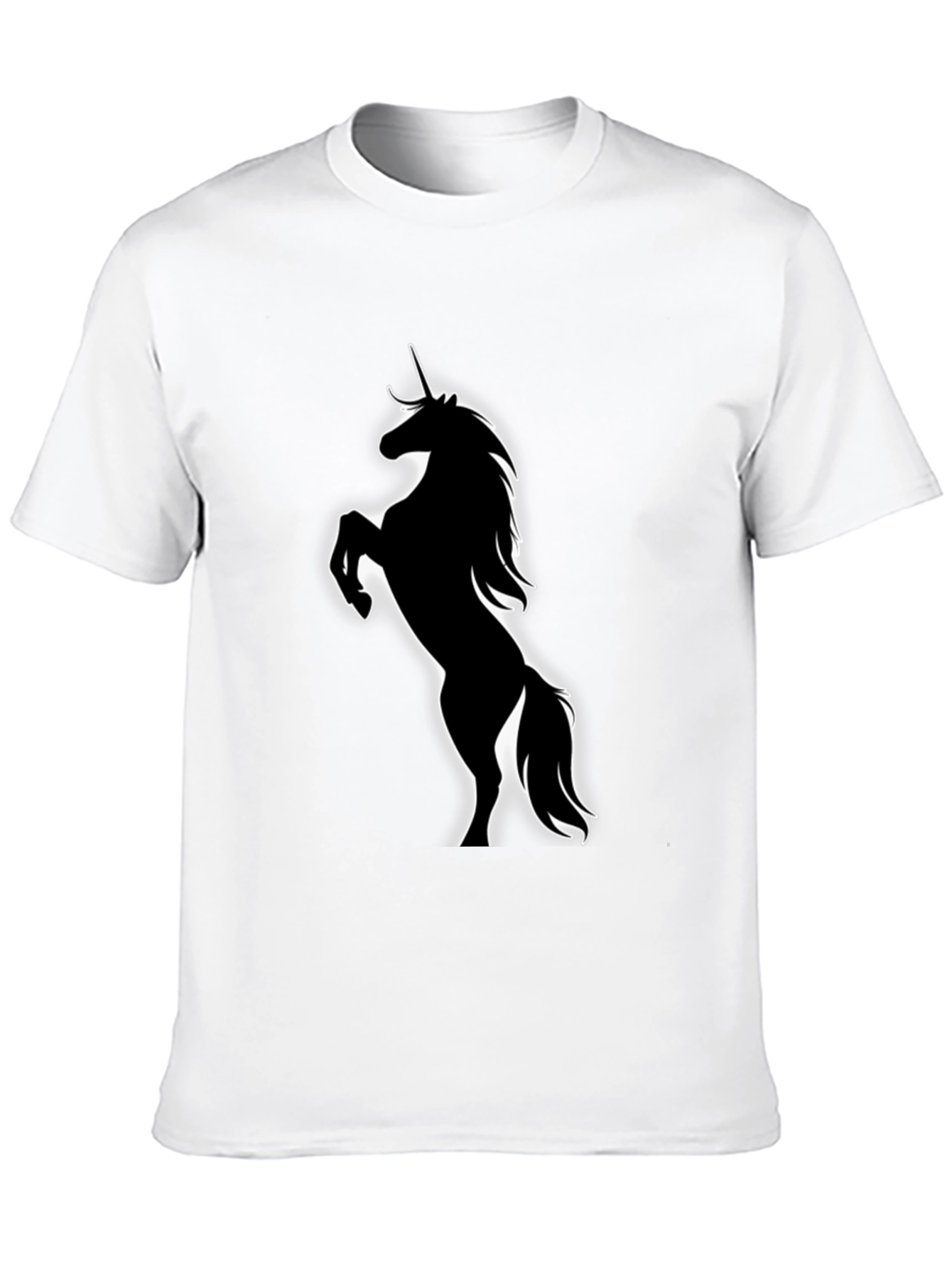 Unicorn Silhouette Black T-Shirt