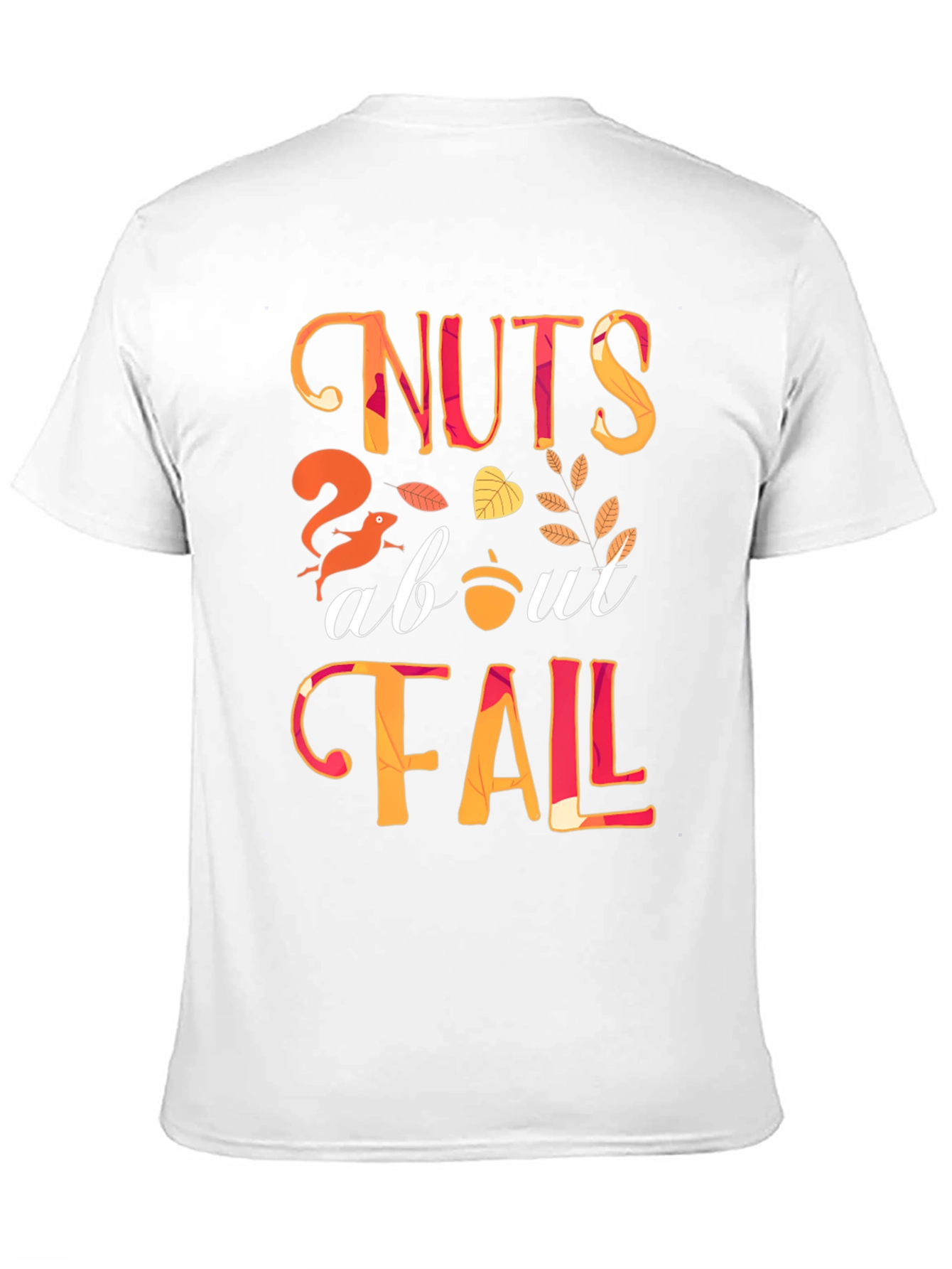 Nuts About Fall Graphic Tee - Autumn Style Shirt