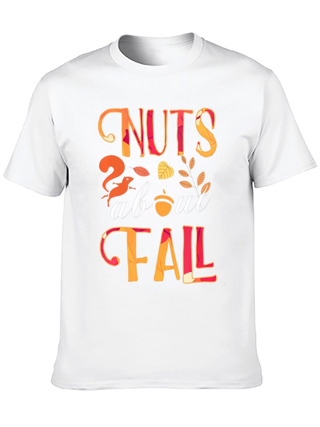 Nuts About Fall Graphic Tee - Autumn Style Shirt