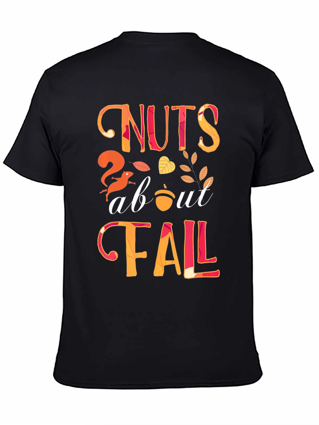 Nuts About Fall Graphic Tee - Autumn Style Shirt