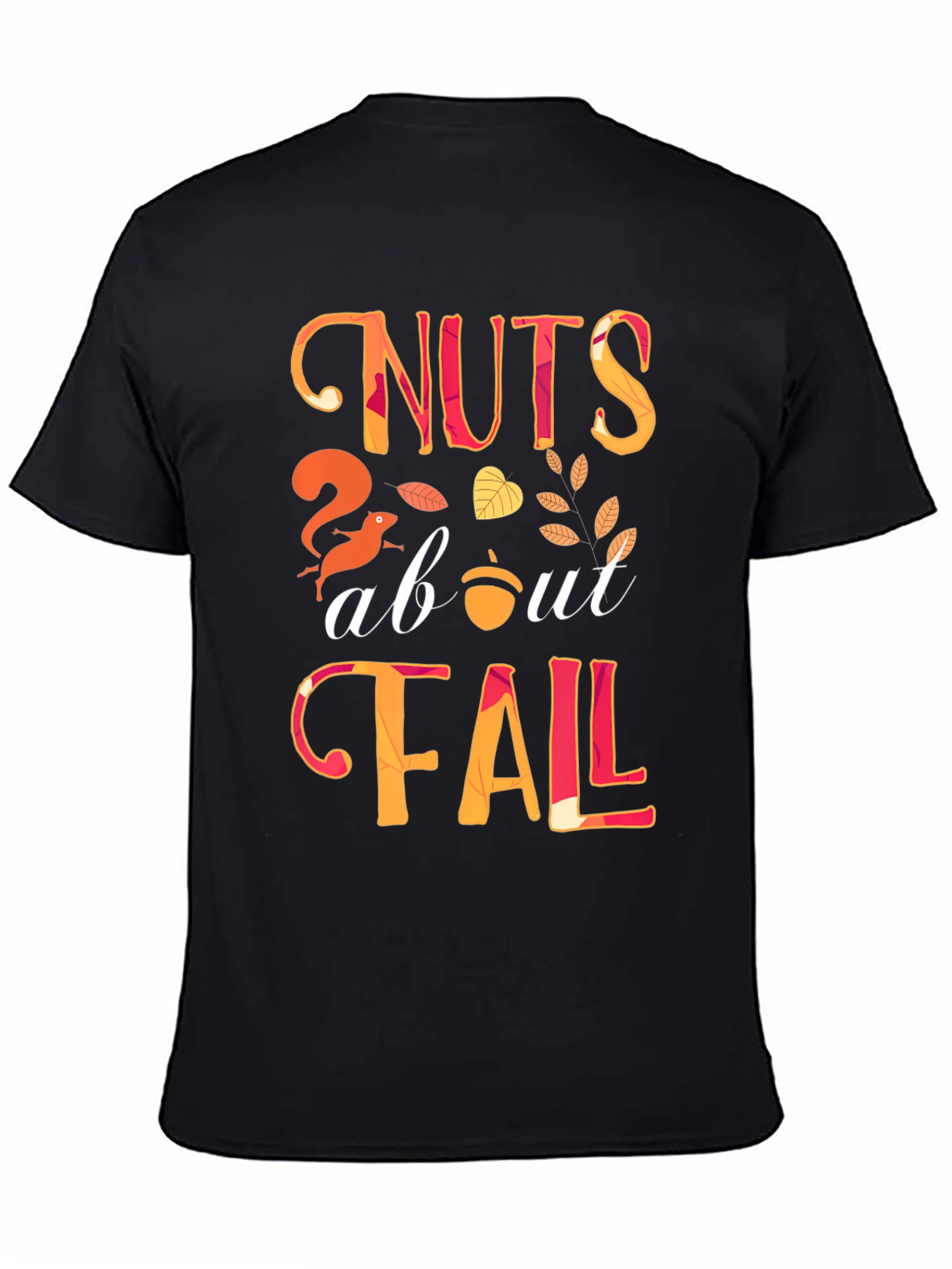 Nuts About Fall Graphic Tee - Autumn Style Shirt