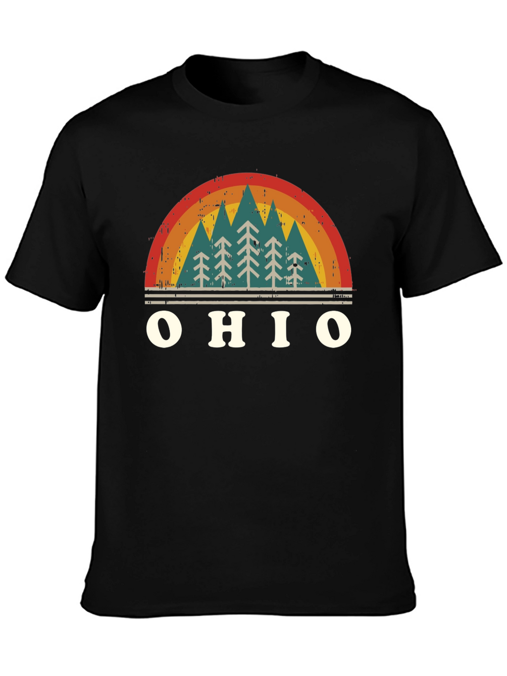 Ohio Retro Forest T-Shirt