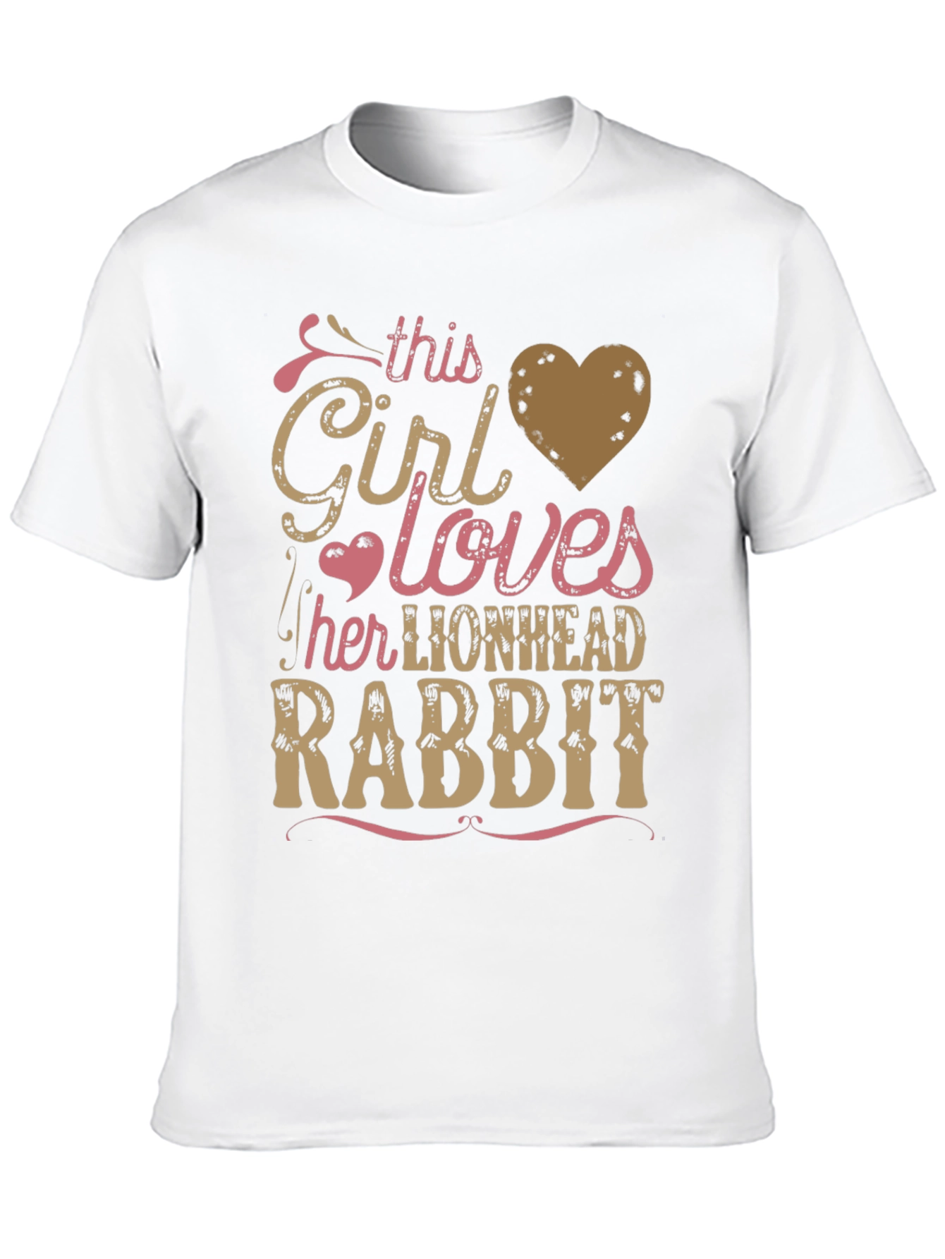 Lionhead Rabbit Lover T-Shirt