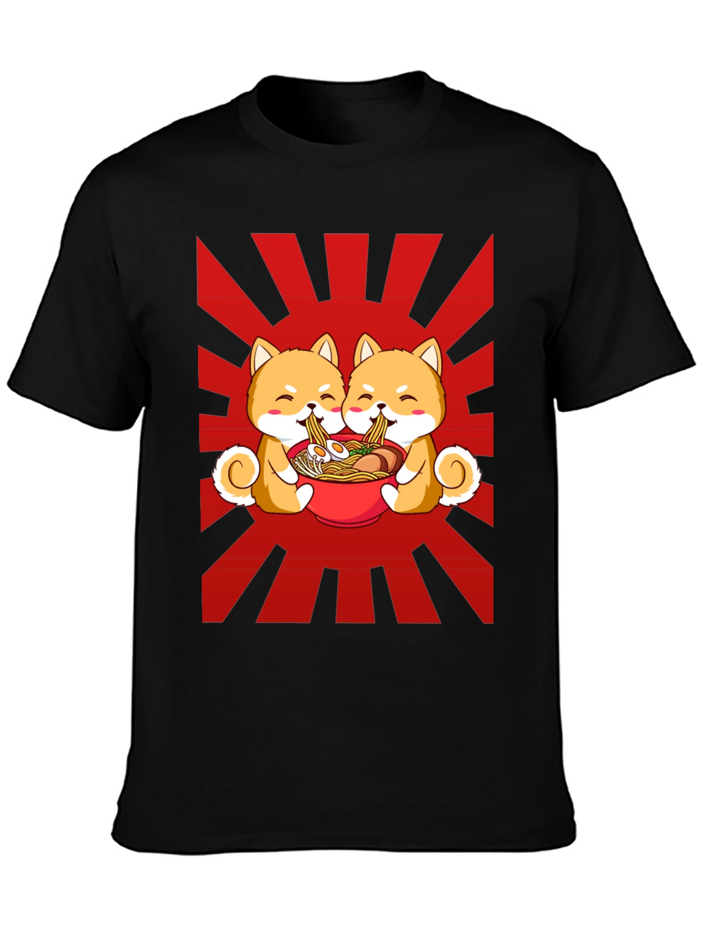 Shiba Ramen Black T-Shirt