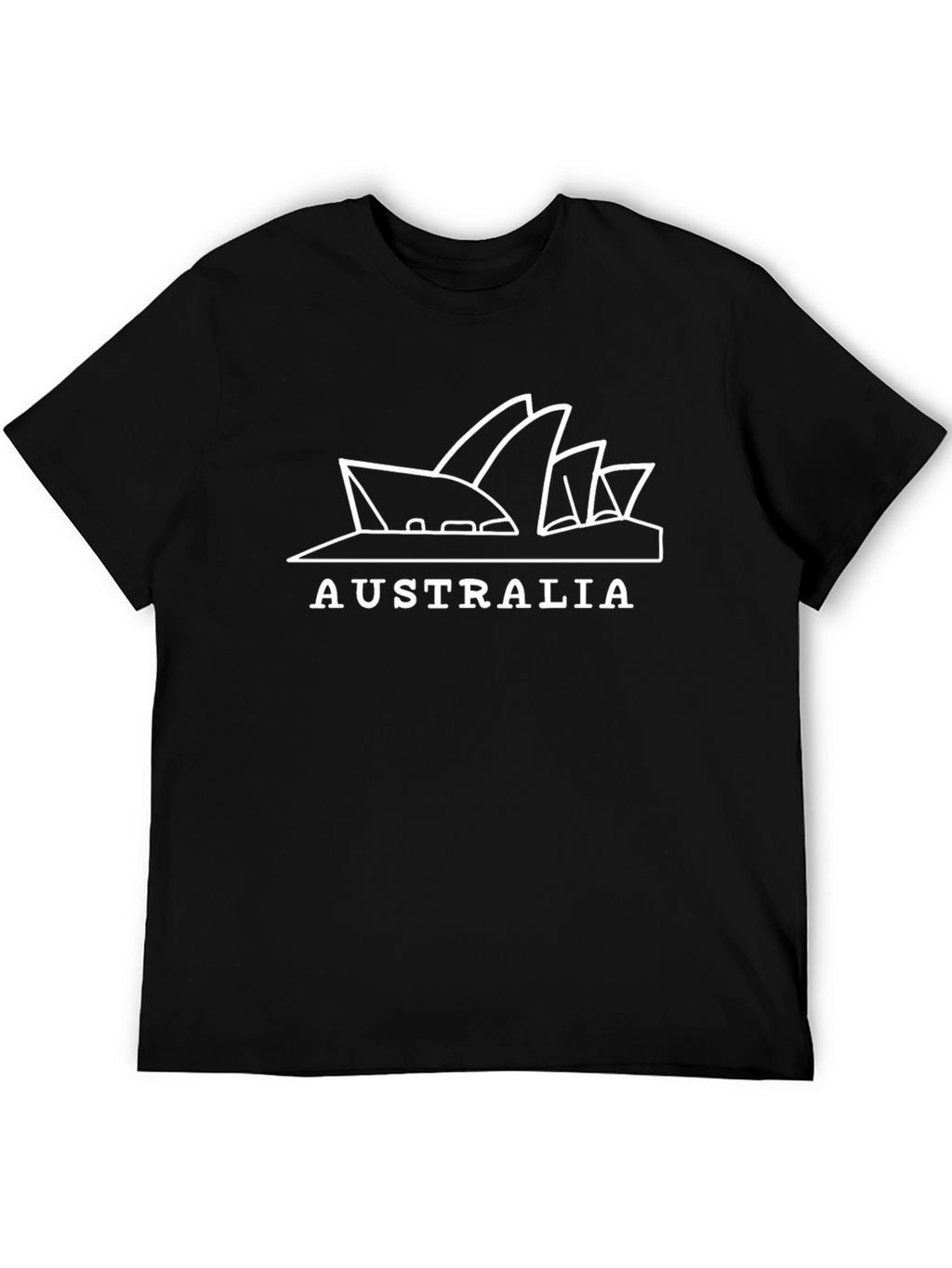 Australia Sydney Opera House Graphic Tee - Black