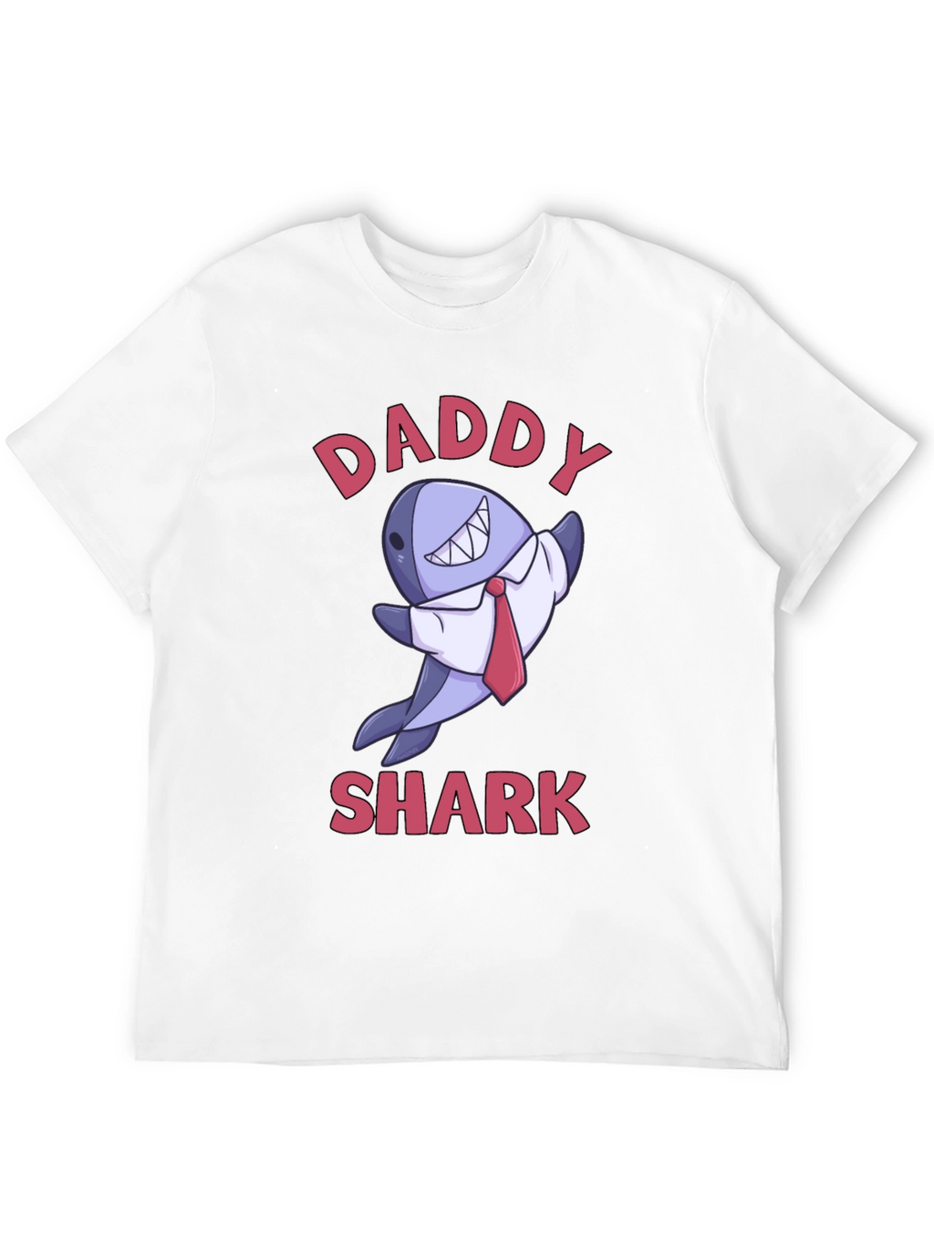 Daddy Shark Graphic T-Shirt - Black