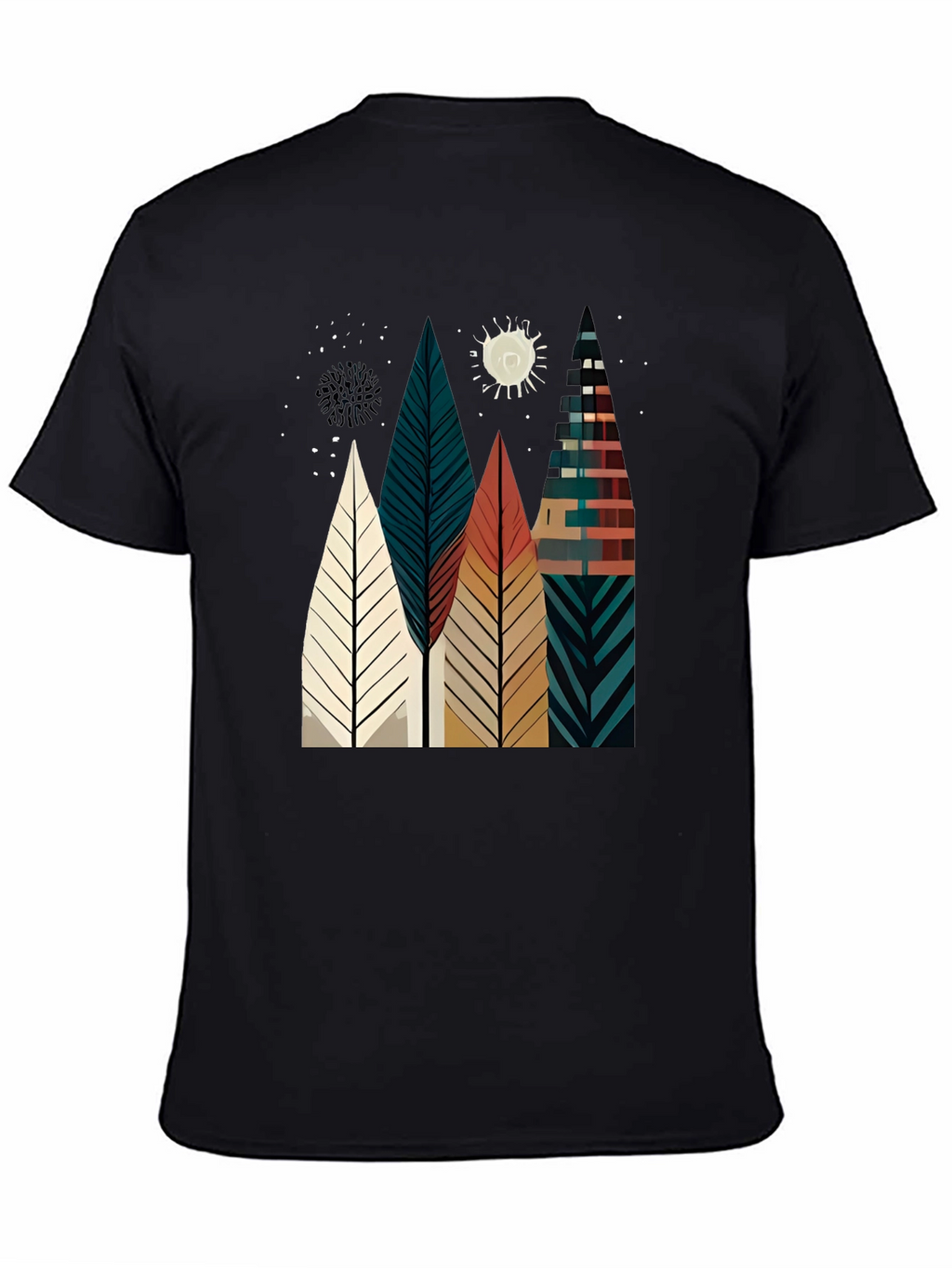 Abstract Geometric Tree Graphic Tee