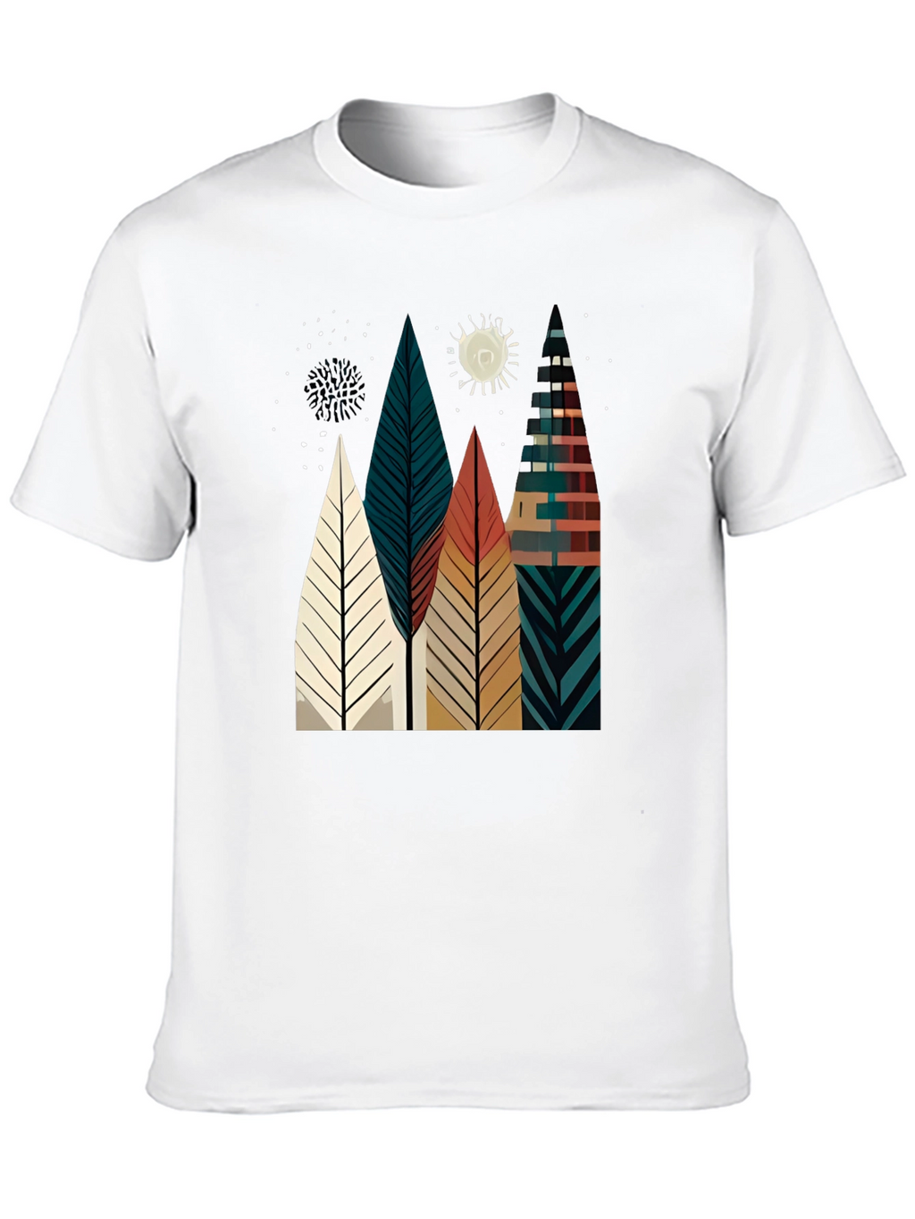 Abstract Geometric Tree Graphic Tee