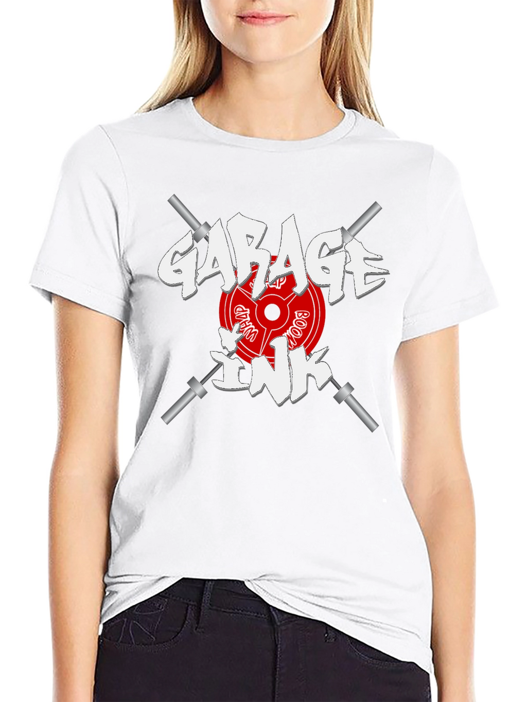 Garage Ink Gym T-Shirt - Black Cotton Graphic Tee