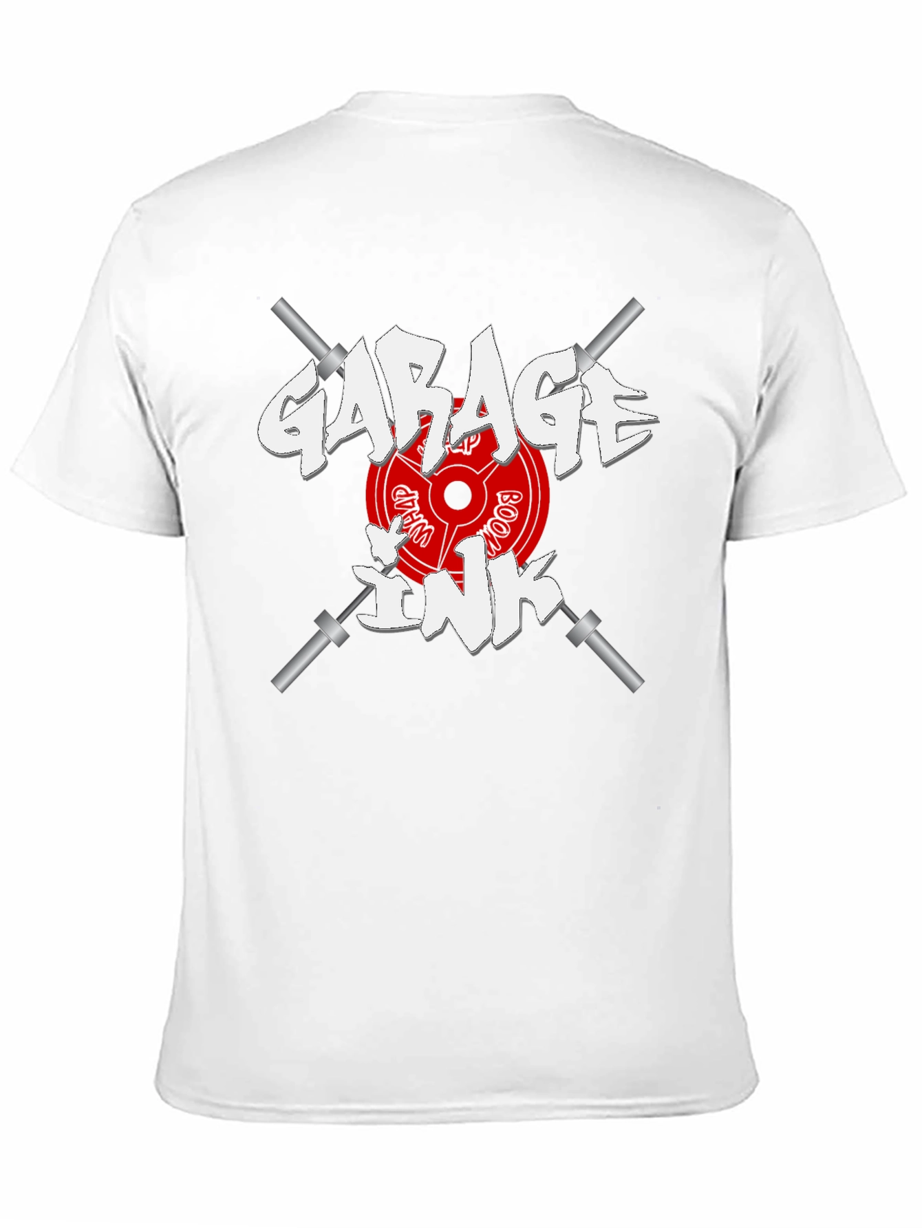 Garage Ink Gym T-Shirt - Black Cotton Graphic Tee