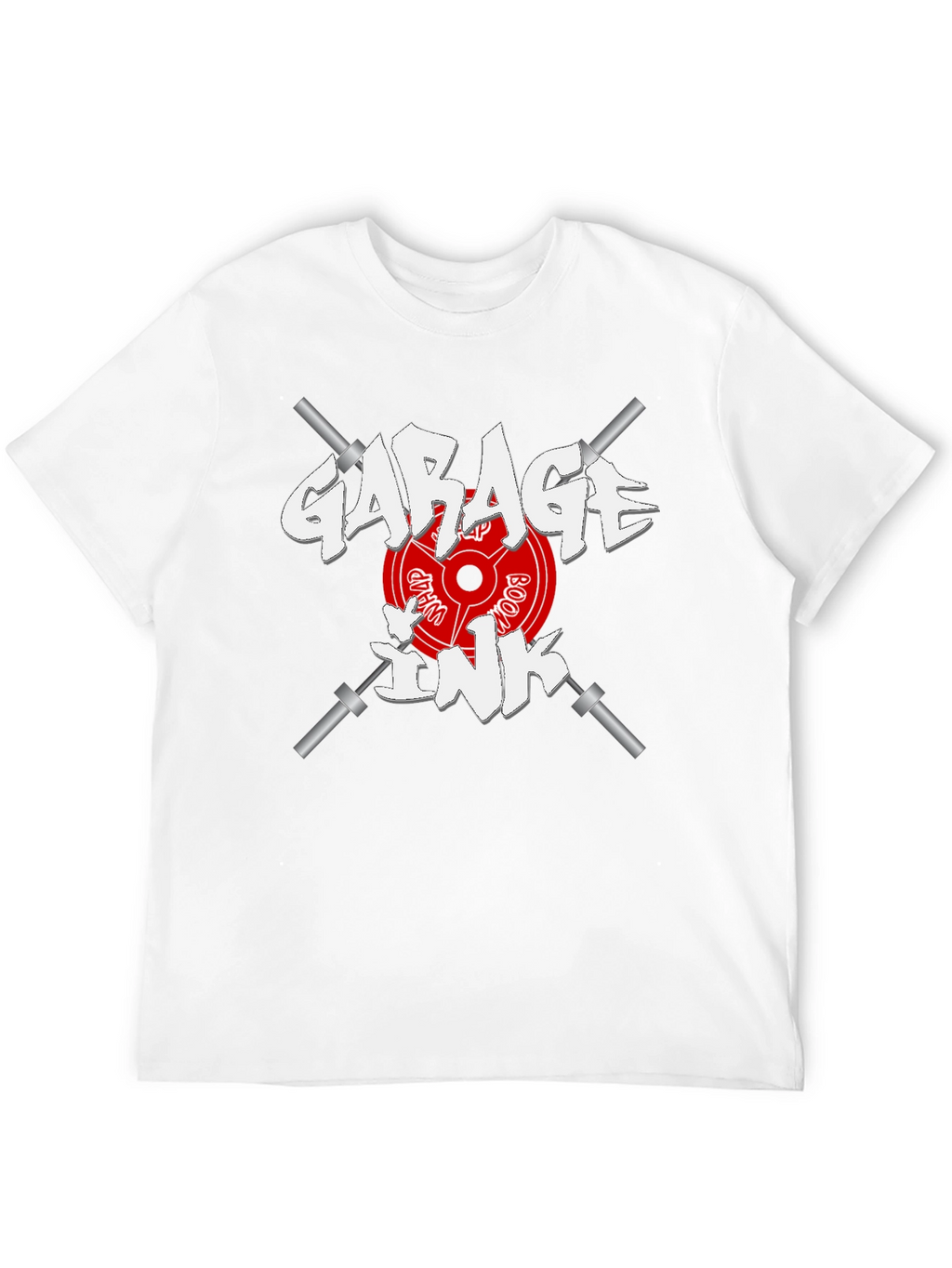 Garage Ink Gym T-Shirt - Black Cotton Graphic Tee