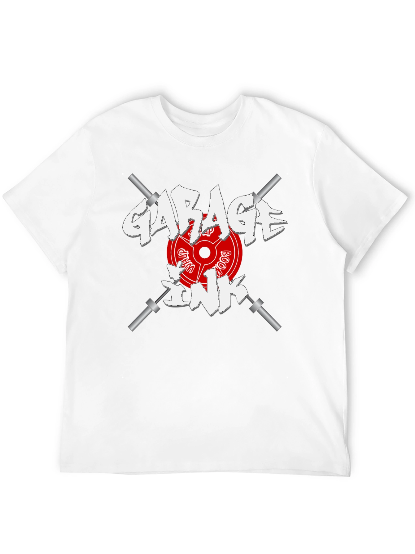 Garage Ink Gym T-Shirt - Black Cotton Graphic Tee
