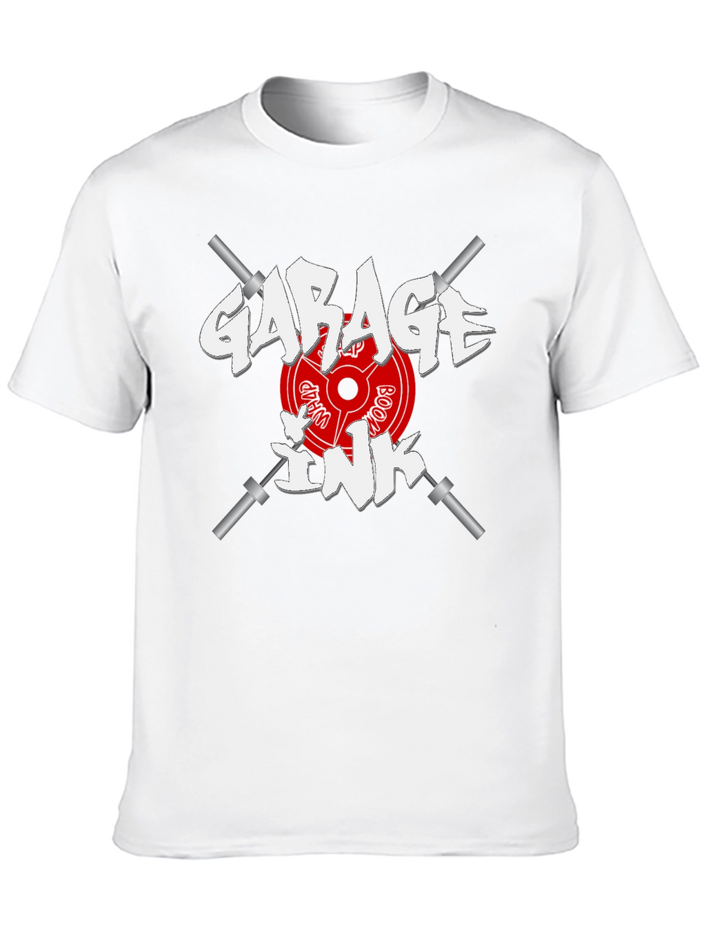 Garage Ink Gym T-Shirt - Black Cotton Graphic Tee